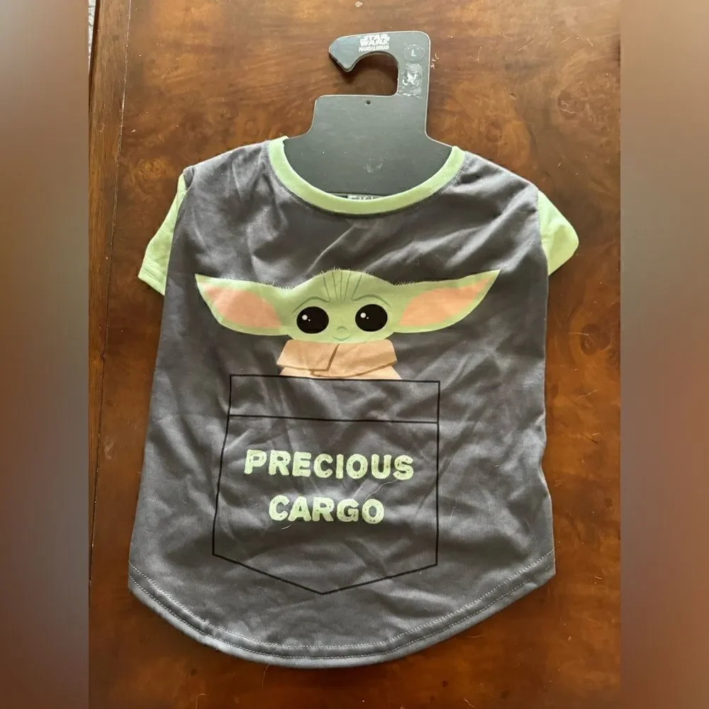 Star Wars Precious Cargo Dog Shirt Disney Size Large NWT